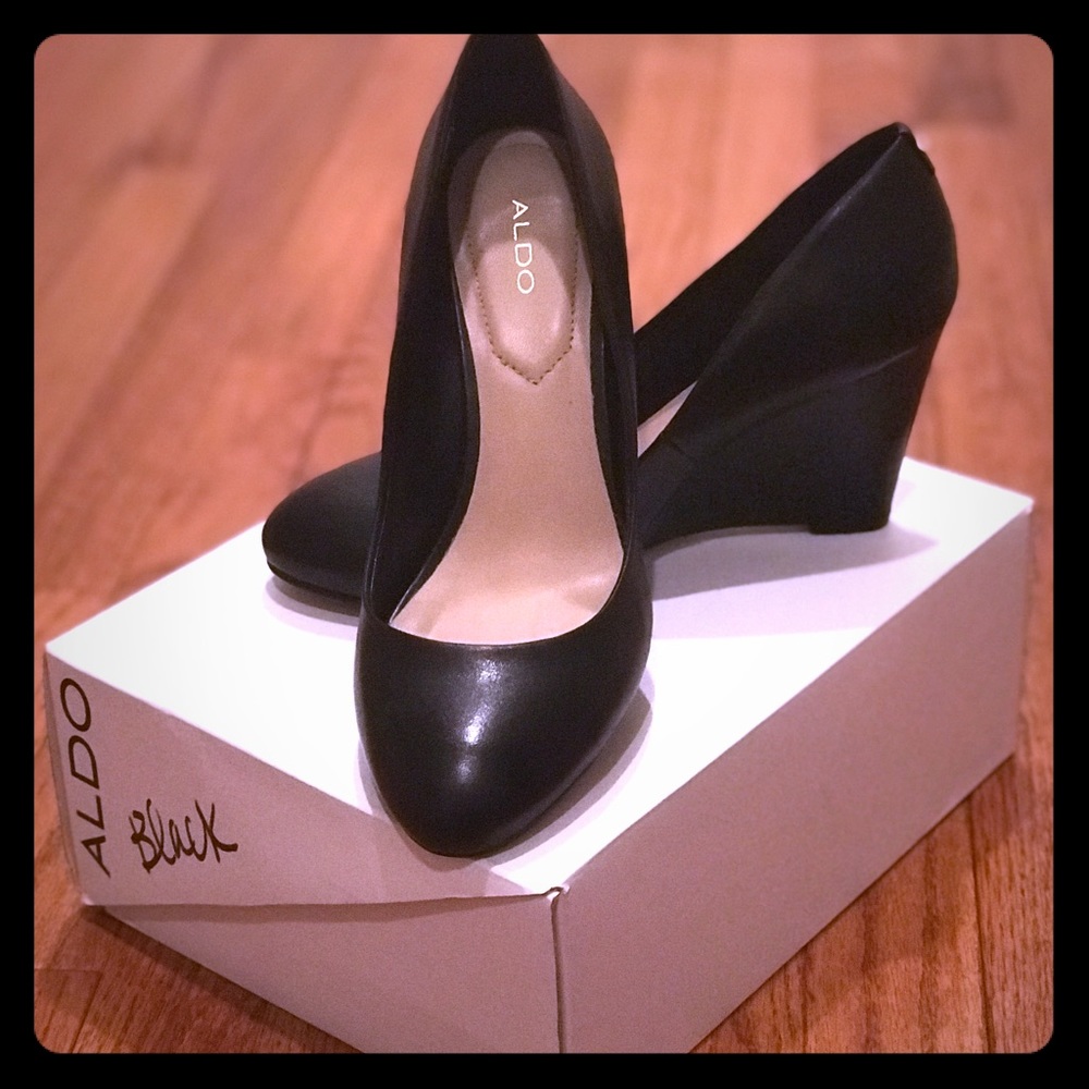 Aldo Augustino Wedges - Blk